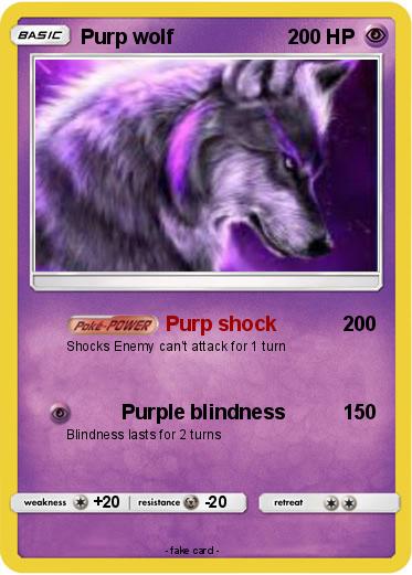 Pokemon Purp wolf