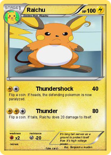 Pokemon Raichu