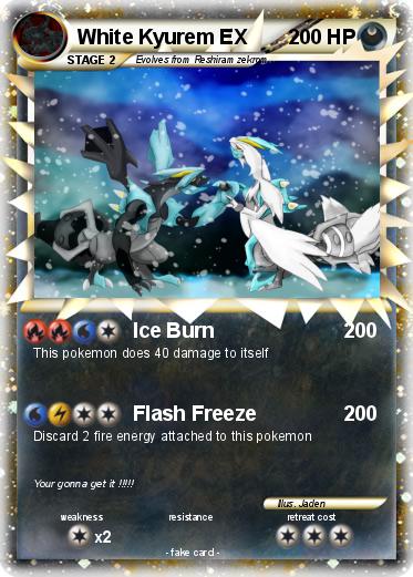 Pokemon White Kyurem EX