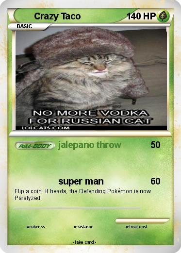 Pokemon Crazy Taco