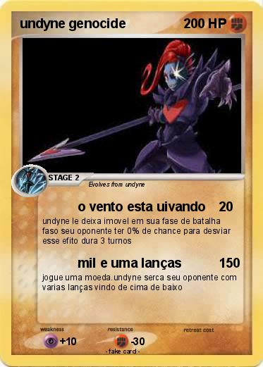 Pokemon undyne genocide