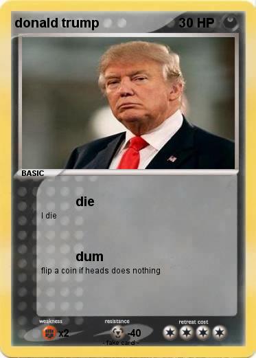 Pokemon donald trump