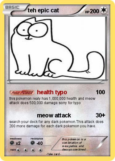 Pokemon teh epic cat