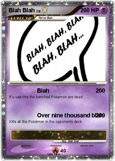 Pokemon Blah Blah