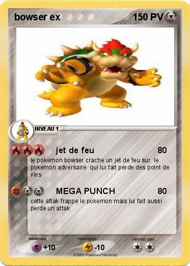 Pokemon bowser ex