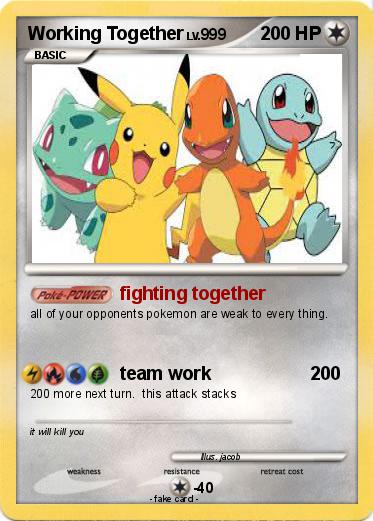 Pokemon Working Together