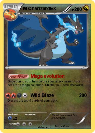 Pokemon M CharizardEX