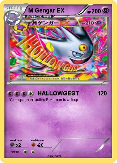 Pokemon M Gengar EX