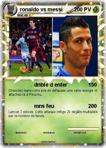 Pokemon ronaldo vs messi