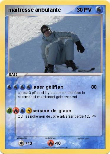 Pokemon maîtresse anbulante