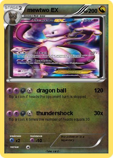 Pokemon mewtwo EX