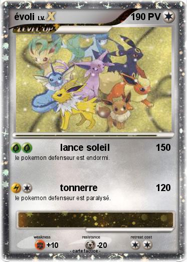 Pokemon évoli