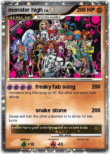Pokemon monster high