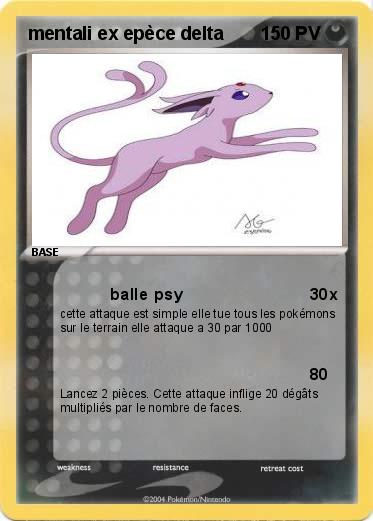Pokemon mentali ex epèce delta