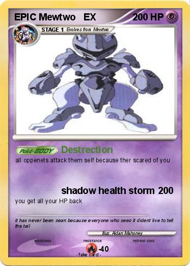 Pokemon EPIC Mewtwo   EX