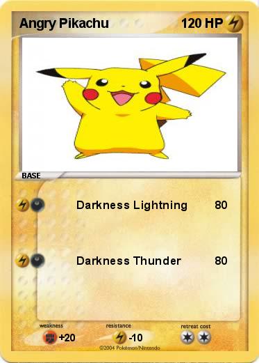 Pokemon Angry Pikachu