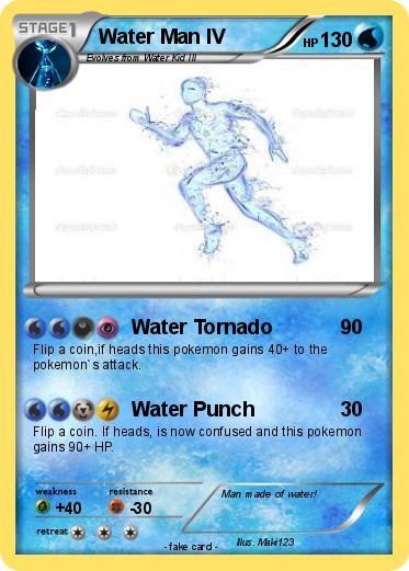 Pokemon Water Man IV