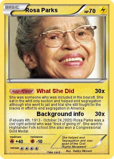 Pokemon Rosa Parks