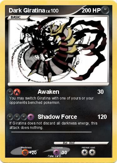 Pokemon Dark Giratina