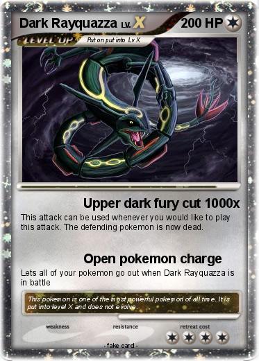 Pokemon Dark Rayquazza
