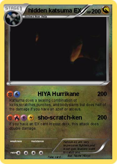 Pokemon hidden katsuma EX