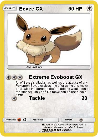 Pokemon Eevee GX