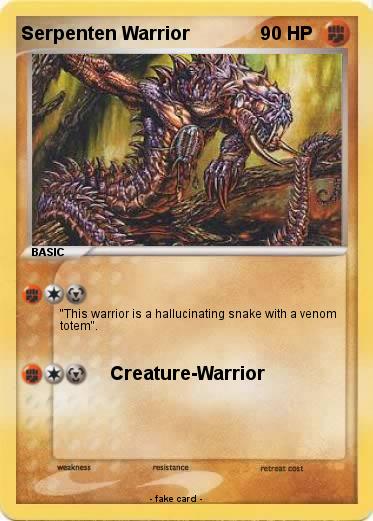 Pokemon Serpenten Warrior