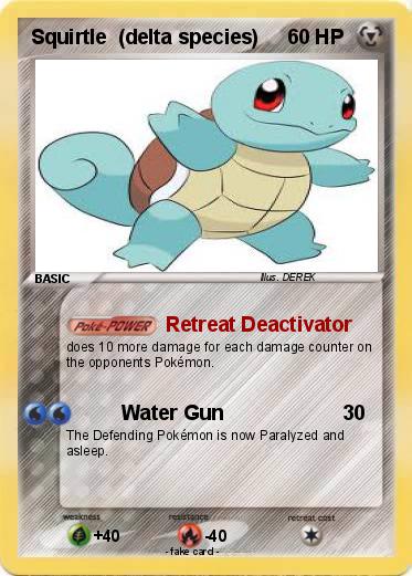 Pokemon Squirtle  (delta species)
