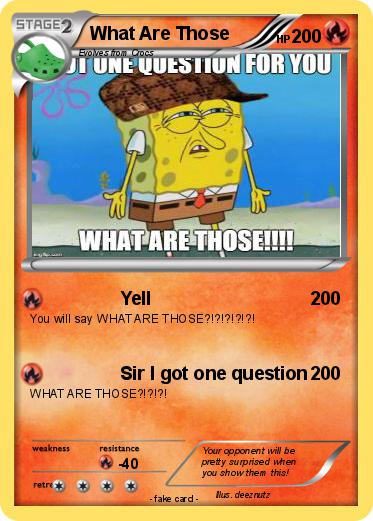 Pokemon What Are Those