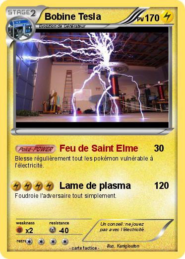 Pokemon Bobine Tesla