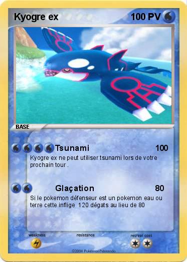 Pokemon Kyogre ex              