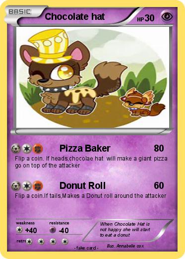 Pokemon Chocolate hat