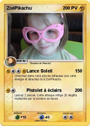 Pokemon ZoéPikachu