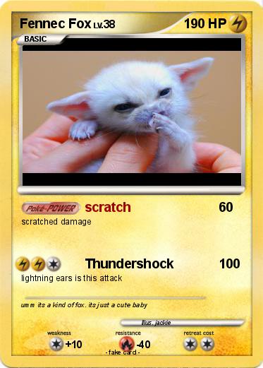 Pokemon Fennec Fox
