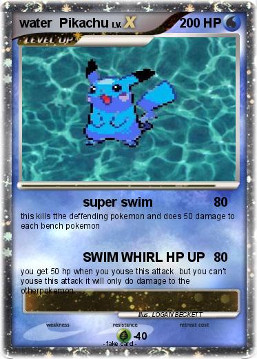 Pokemon water  Pikachu