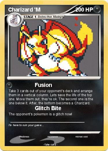 Pokemon Charizard 'M