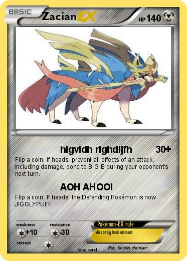 Pokemon Zacian