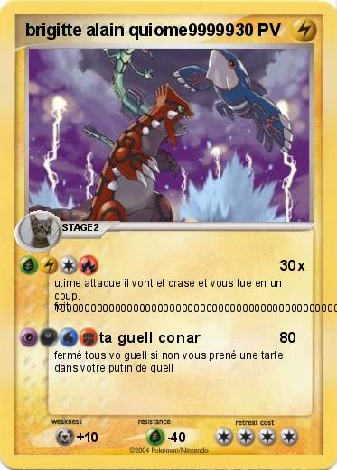 Pokemon brigitte alain quiome99999