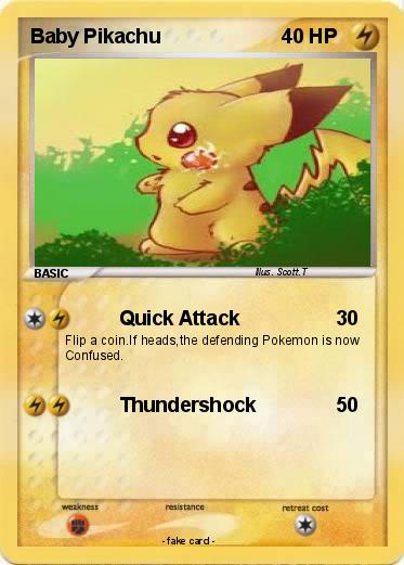 Pokemon Baby Pikachu