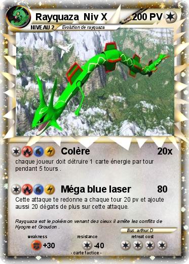 Pokemon Rayquaza  Niv X