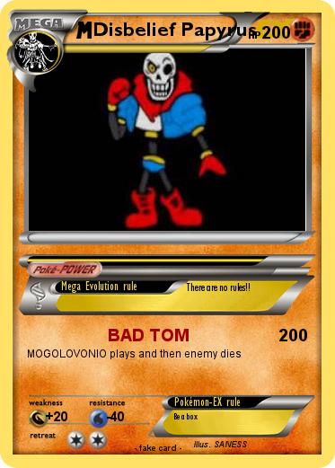 Pokemon Disbelief Papyrus
