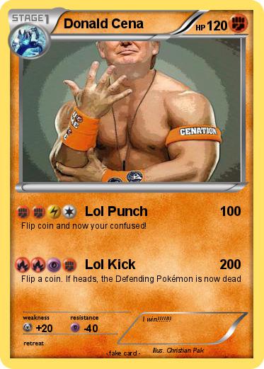 Pokemon Donald Cena