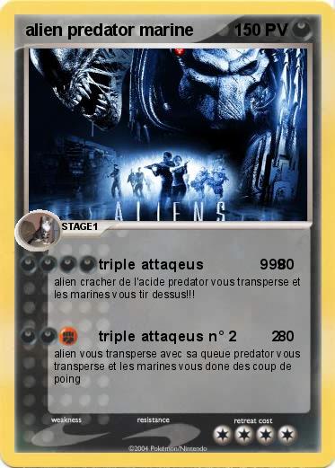 Pokemon alien predator marine