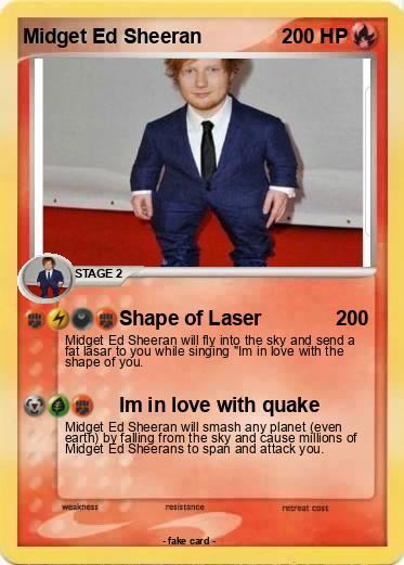 Pokemon Midget Ed Sheeran
