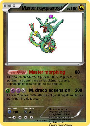 Pokemon Master rayquasteel