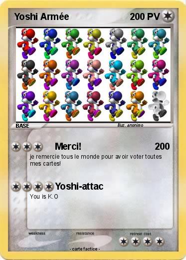 Pokemon Yoshi Armée