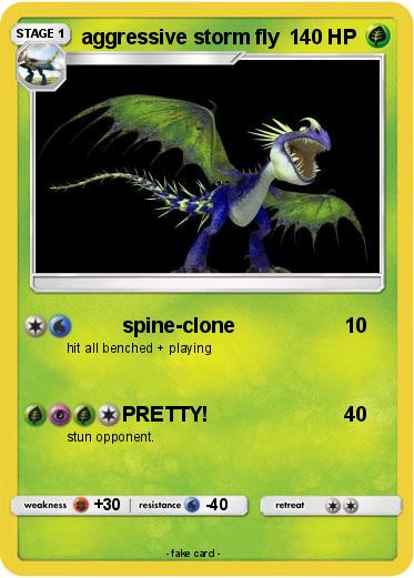 Pokemon aggressive storm fly
