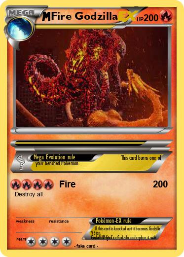 Pokemon Fire Godzilla