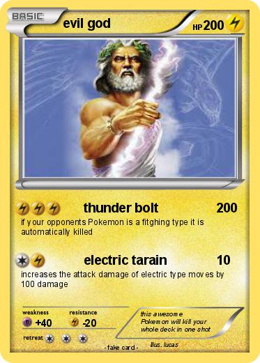 Pokemon evil god