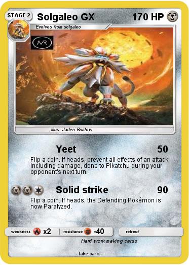 Pokemon Solgaleo GX